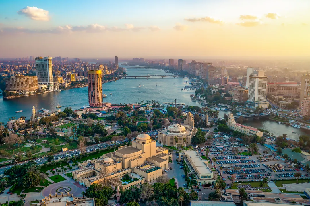 Panoramic view of Cairo cityscape managed by DMC Egypt operations