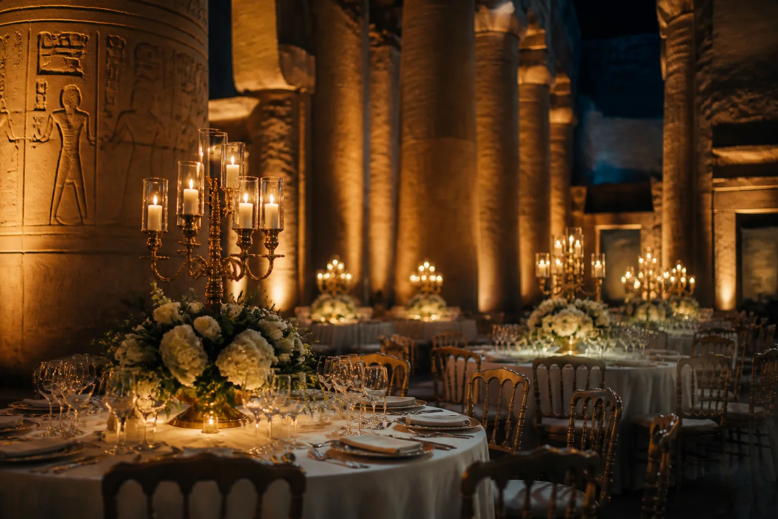 Corporate MICE venue setup in Egypt