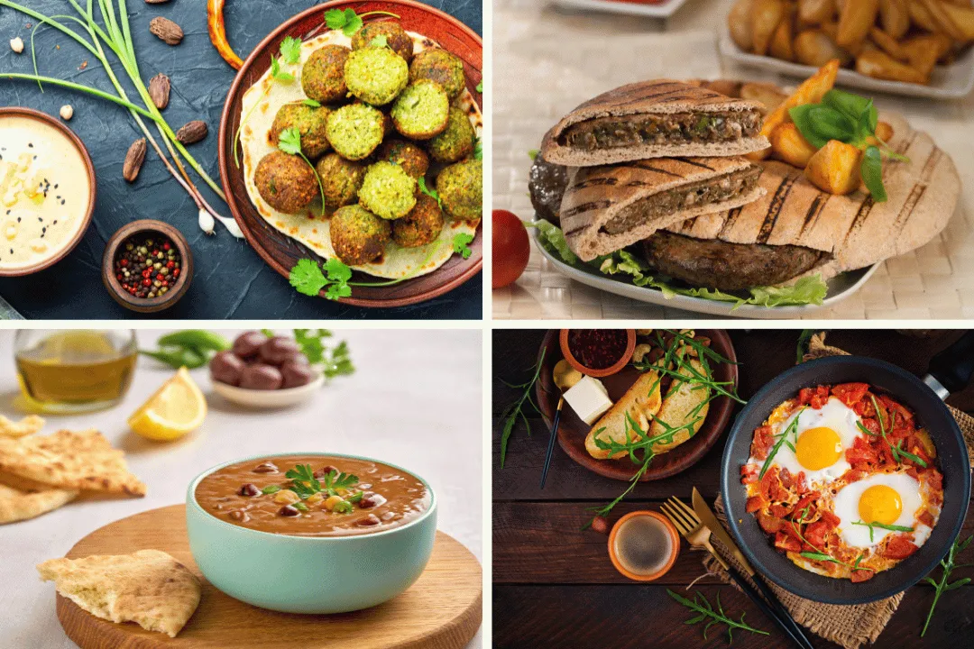 Traditional Egyptian cuisine served during a partner program dining experience